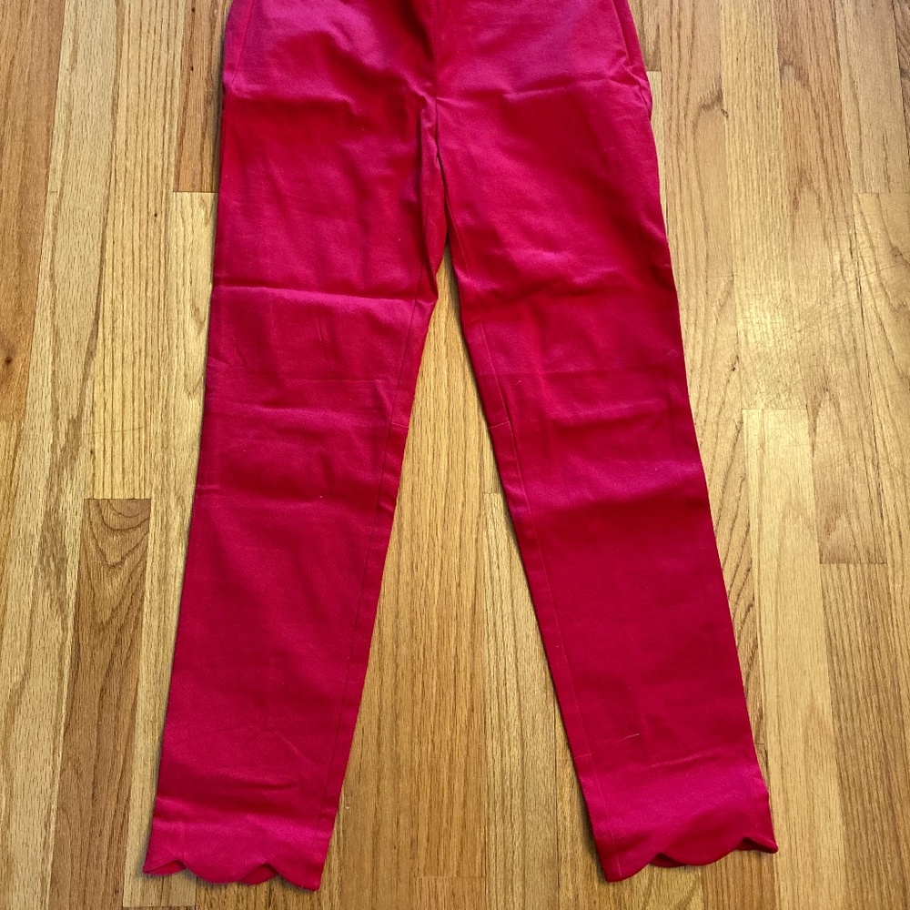 NWT**Cropped Jcrew Winnie Scallop hem Pants